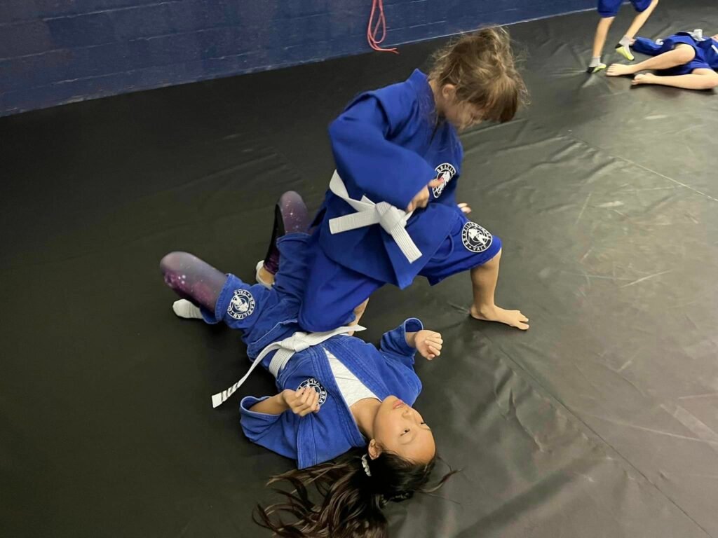 Kids Training Jiu Jitsu Self Defense in Port St Lucie